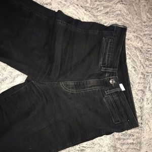 H&M wise leg black jeans